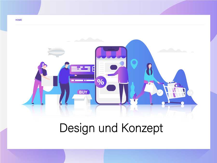 Design und Konzept sind der Schlüssel zum Erfolg.